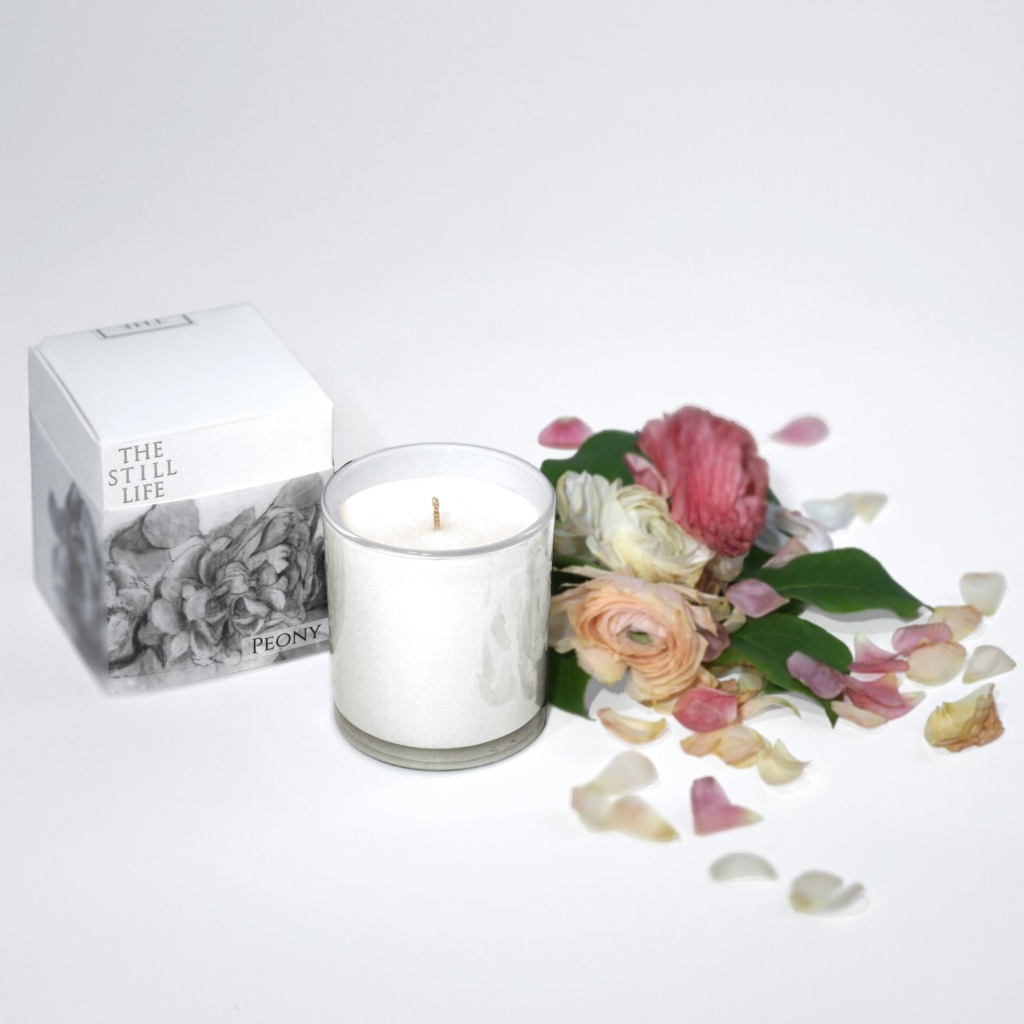 Peony candle